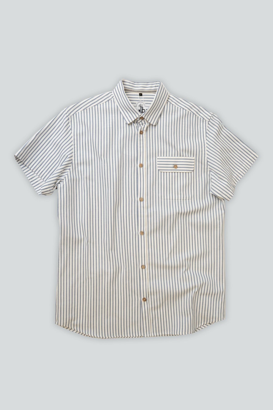 Mand LAKOR Skjorter | Biscay Light Blue