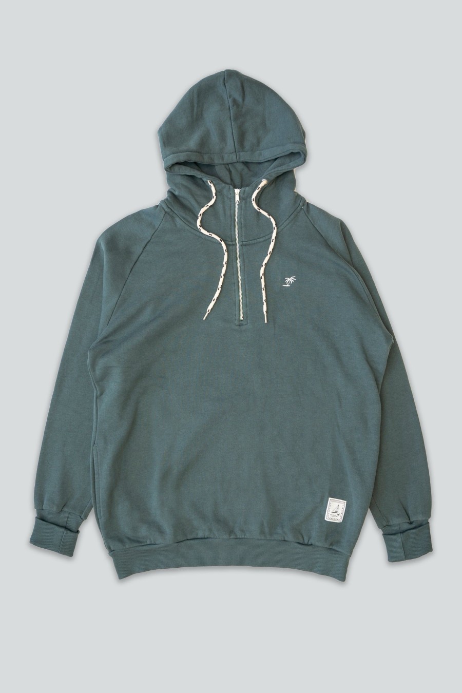 Mand LAKOR Sweatshirts & Hoodies | Havana Anorak Hood Dark Green