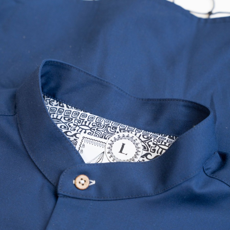 Mand LAKOR Skjorter | Alfred Shirt Ocean Depths