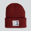Mand LAKOR Accessories | Skagen Beanie Redbrown