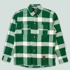 Mand LAKOR Skjorter | Recycled Work Shirt Dark Green