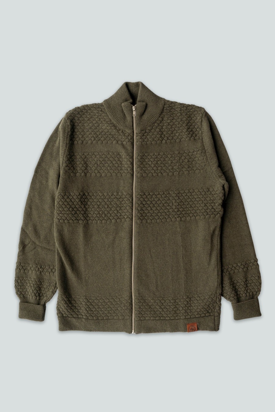 Mand LAKOR Strik | Haddock Knit Green