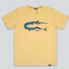 Mand LAKOR T-Shirts | Garfish T-Shirt Light Yellow