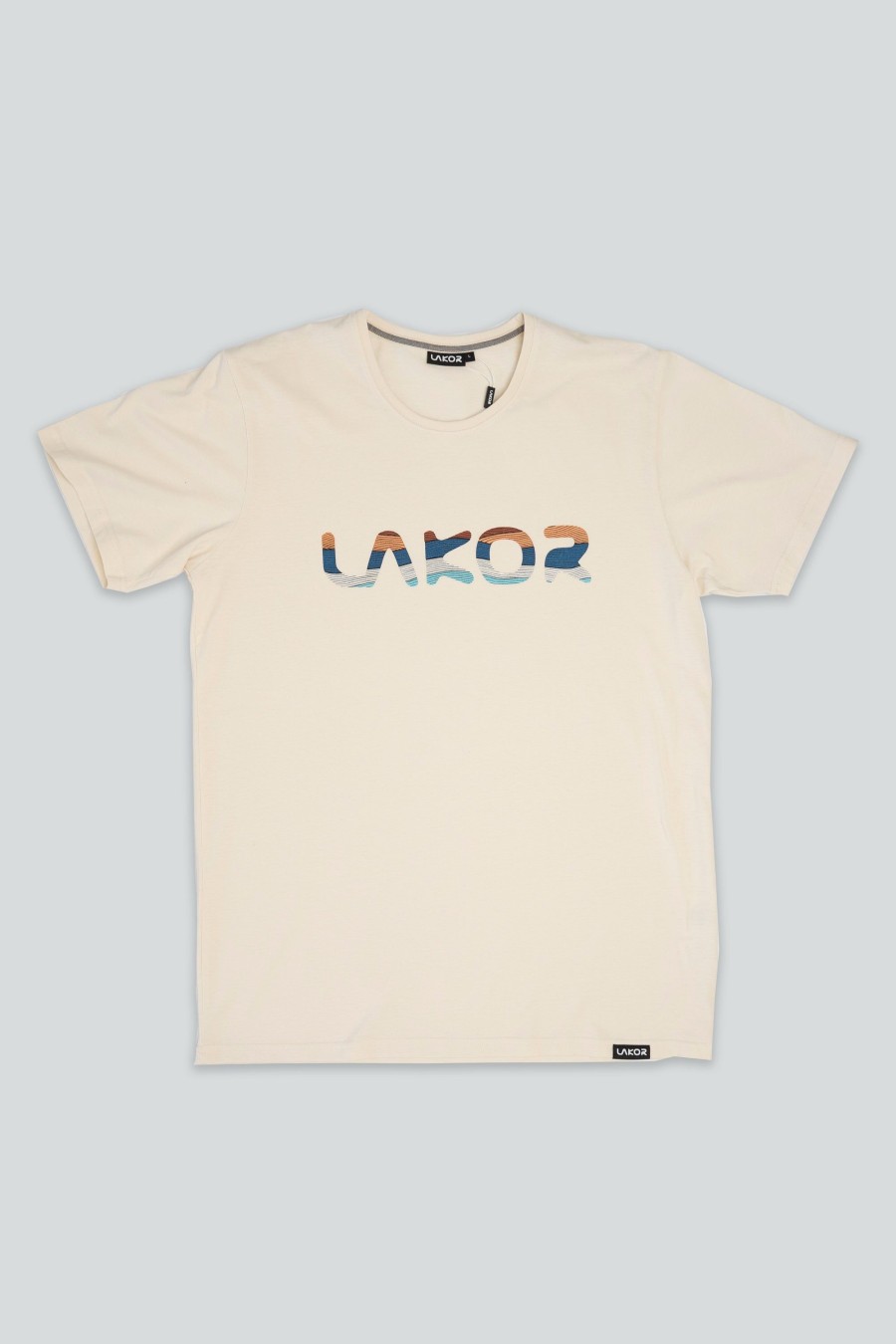 Mand LAKOR T-Shirts | Lakor Dunes T-Shirt Off White