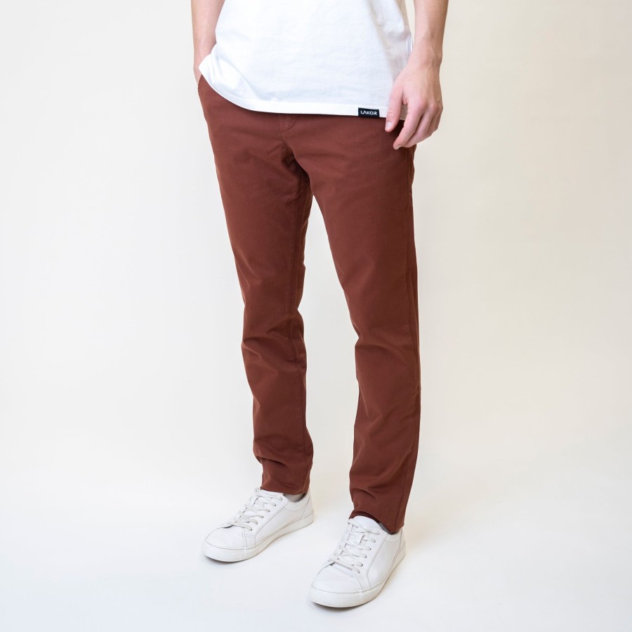 Mand LAKOR Bukser & Shorts | Chino Pants Brown