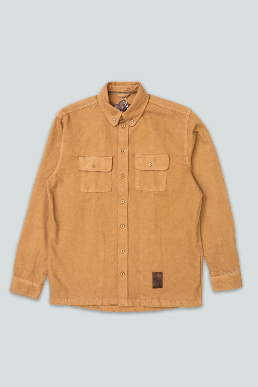 Mand LAKOR Skjorter | Knokkel Shirt Brown